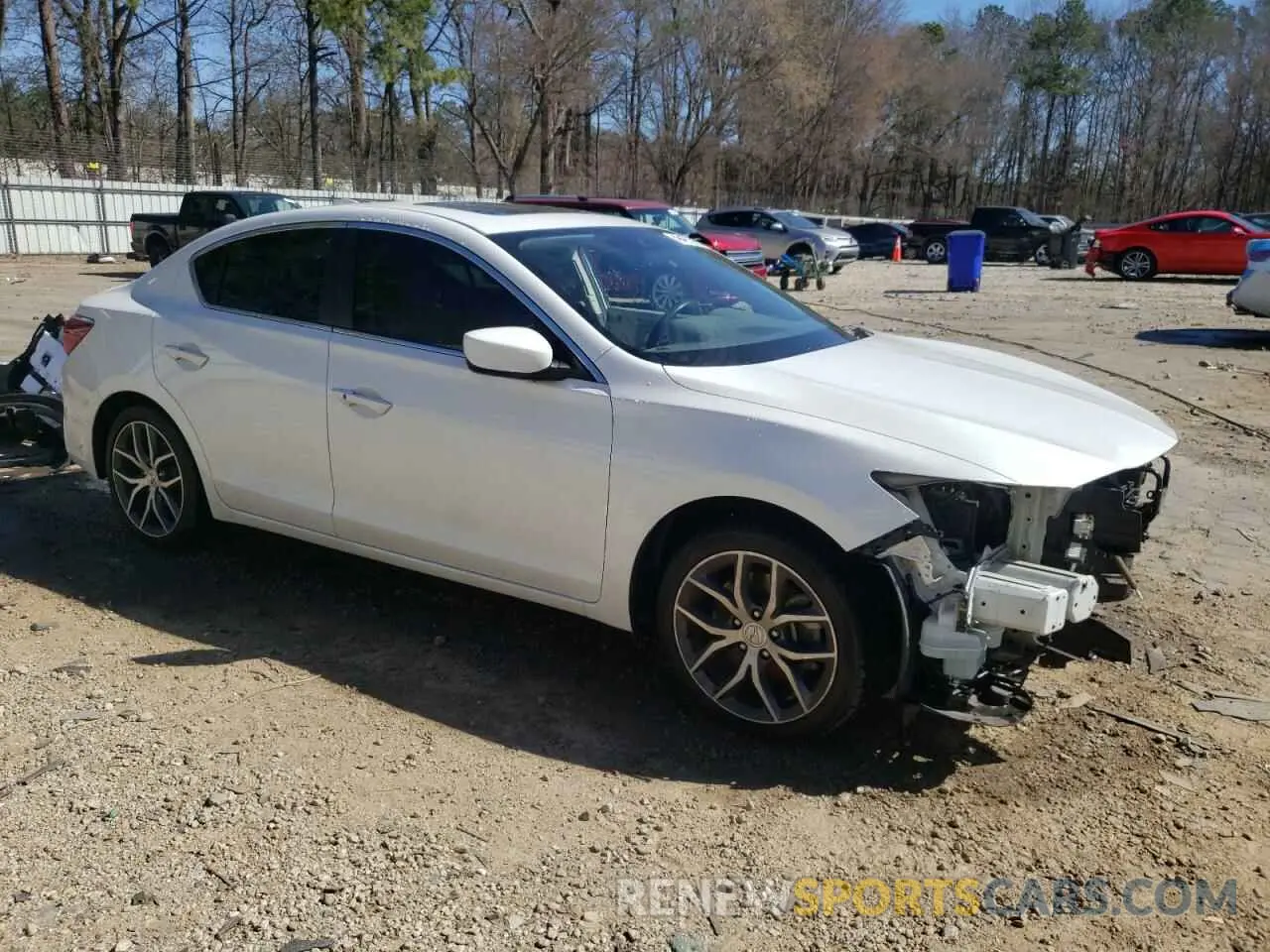 4 fotografías del automóvil dañado 19UDE2F74MA001124 ACURA ILX 2021