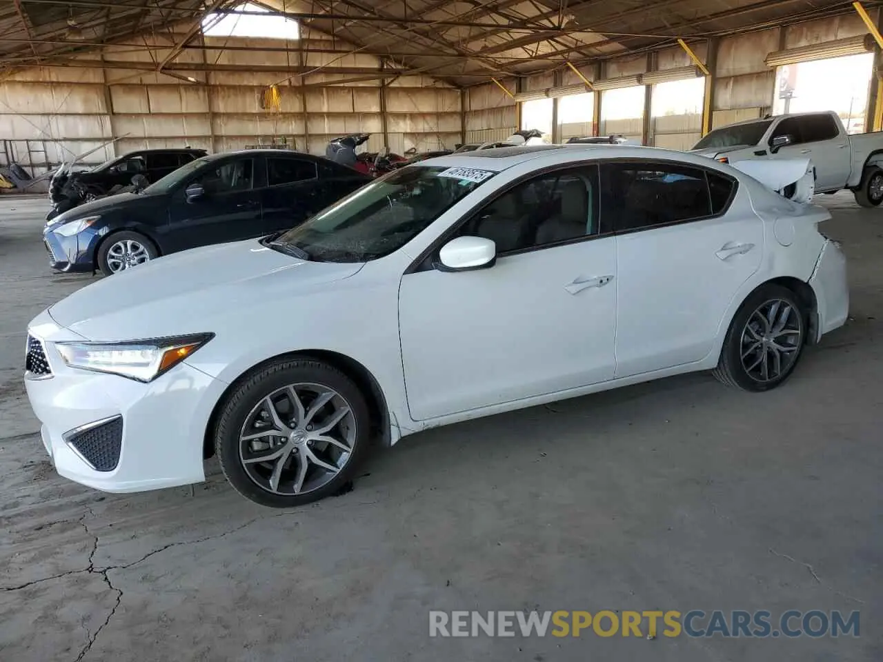 1 fotografías del automóvil dañado 19UDE2F74MA001186 ACURA ILX 2021