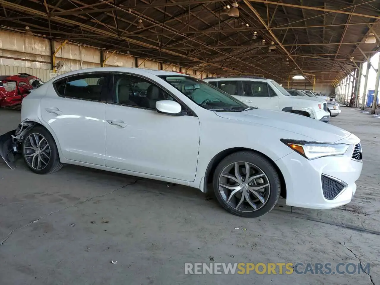 4 fotografías del automóvil dañado 19UDE2F74MA001186 ACURA ILX 2021