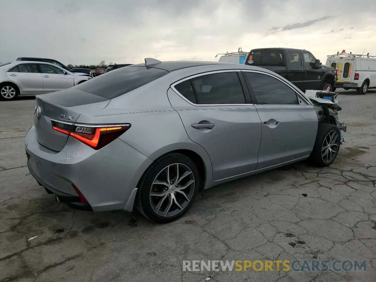 3 fotografías del automóvil dañado 19UDE2F74MA003343 ACURA ILX 2021