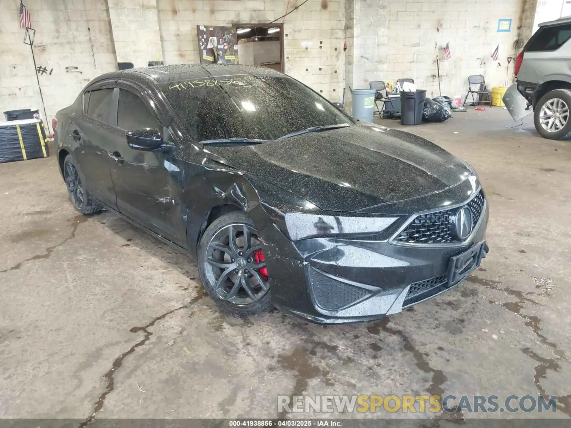 1 fotografías del automóvil dañado 19UDE2F74MA003794 ACURA ILX 2021