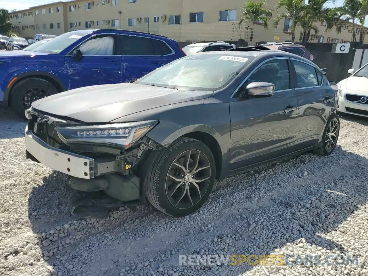 1 fotografías del automóvil dañado 19UDE2F76MA003618 ACURA ILX 2021