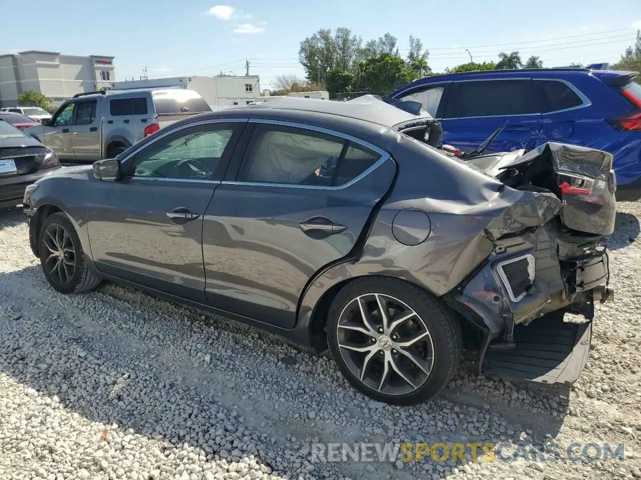 2 fotografías del automóvil dañado 19UDE2F76MA003618 ACURA ILX 2021