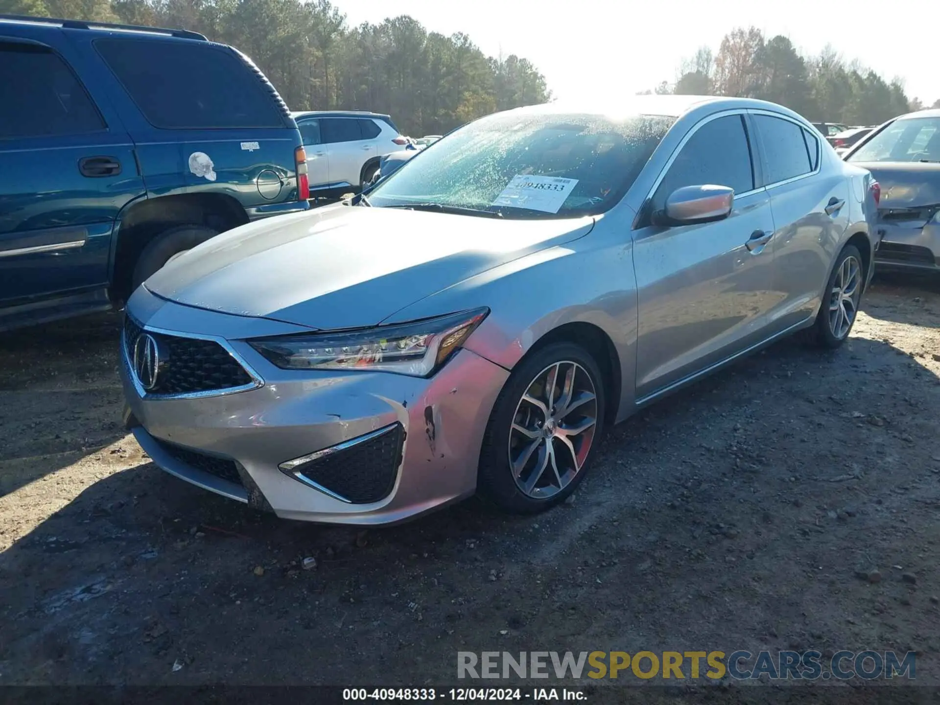 2 fotografías del automóvil dañado 19UDE2F77MA002431 ACURA ILX 2021