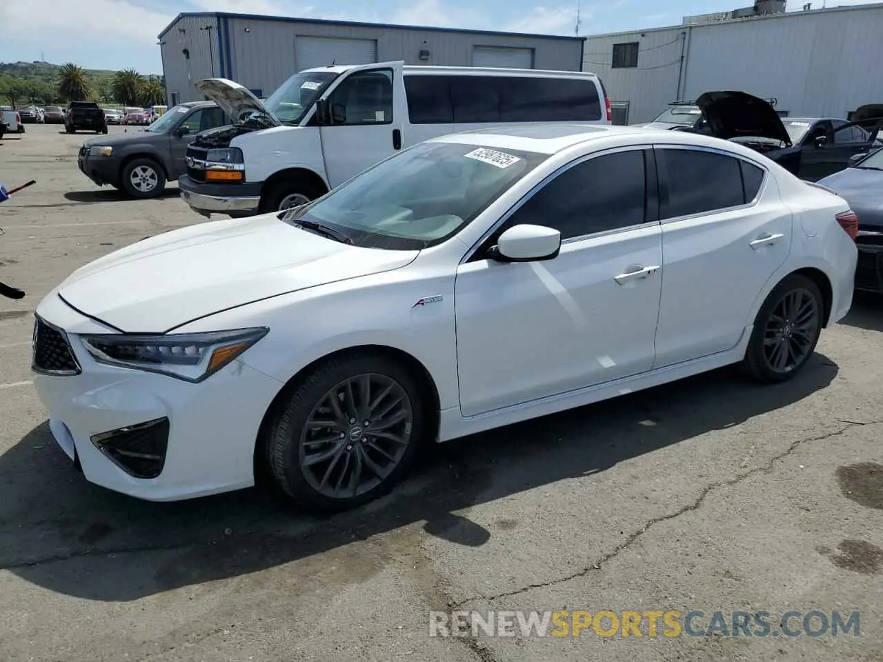 1 fotografías del automóvil dañado 19UDE2F80MA009181 ACURA ILX 2021