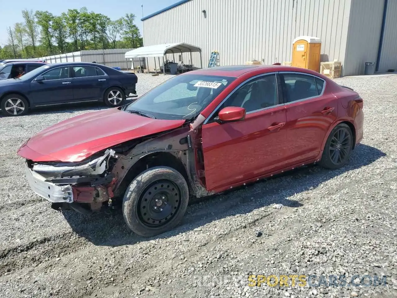 1 fotografías del automóvil dañado 19UDE2F86MA007659 ACURA ILX 2021