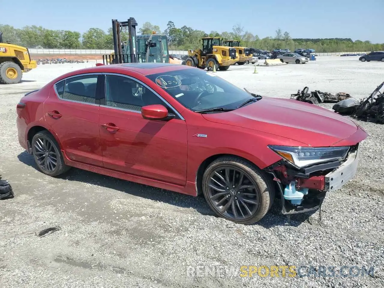 4 fotografías del automóvil dañado 19UDE2F86MA007659 ACURA ILX 2021