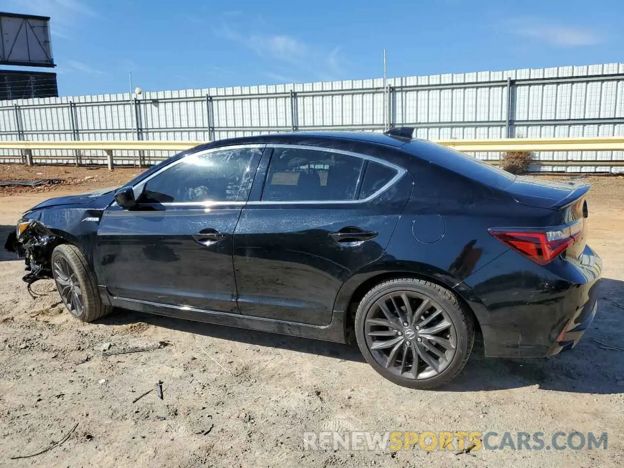 2 fotografías del automóvil dañado 19UDE2F87MA000283 ACURA ILX 2021