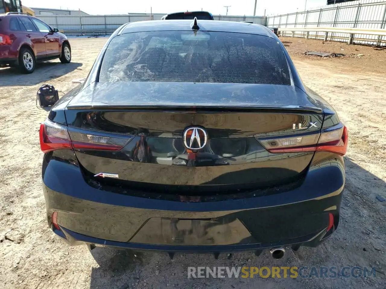 6 fotografías del automóvil dañado 19UDE2F87MA000283 ACURA ILX 2021