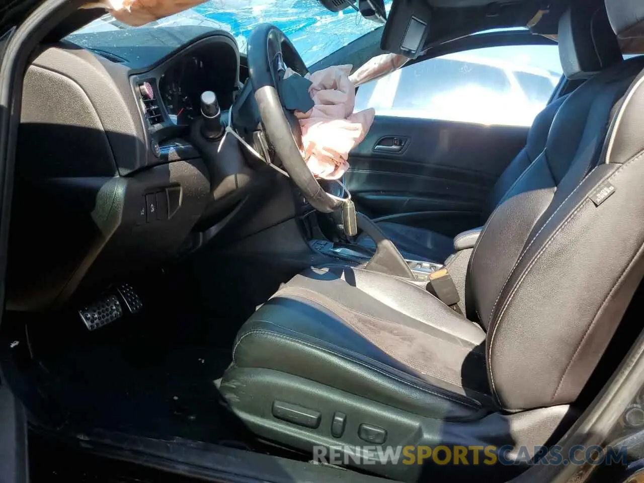 7 fotografías del automóvil dañado 19UDE2F87MA000283 ACURA ILX 2021