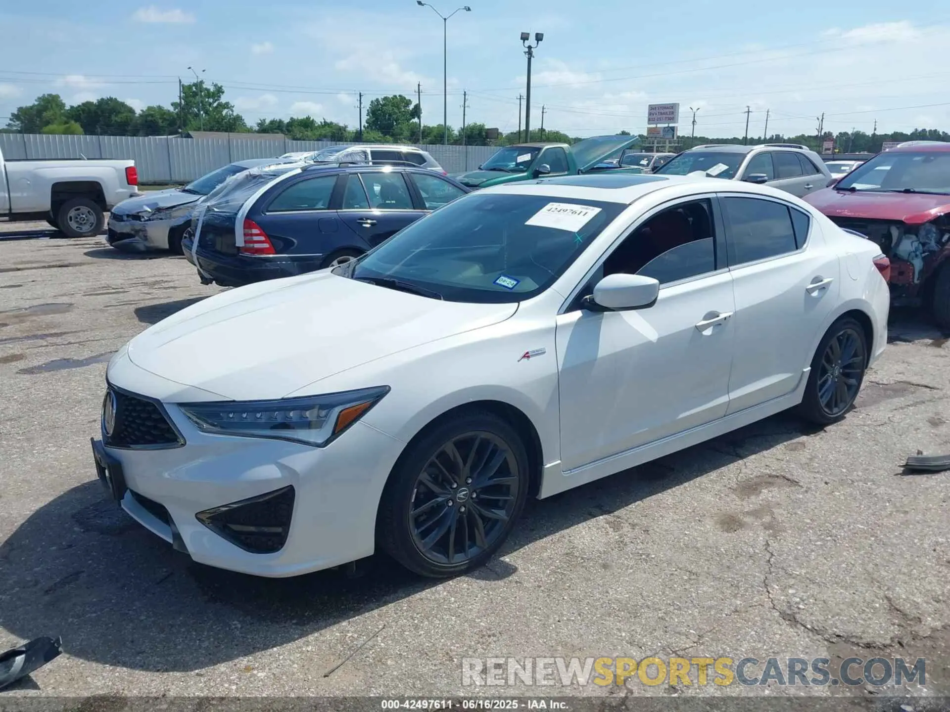 2 fotografías del automóvil dañado 19UDE2F87MA007881 ACURA ILX 2021