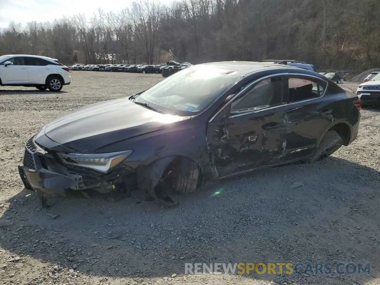 1 fotografías del automóvil dañado 19UDE2F88MA000244 ACURA ILX 2021