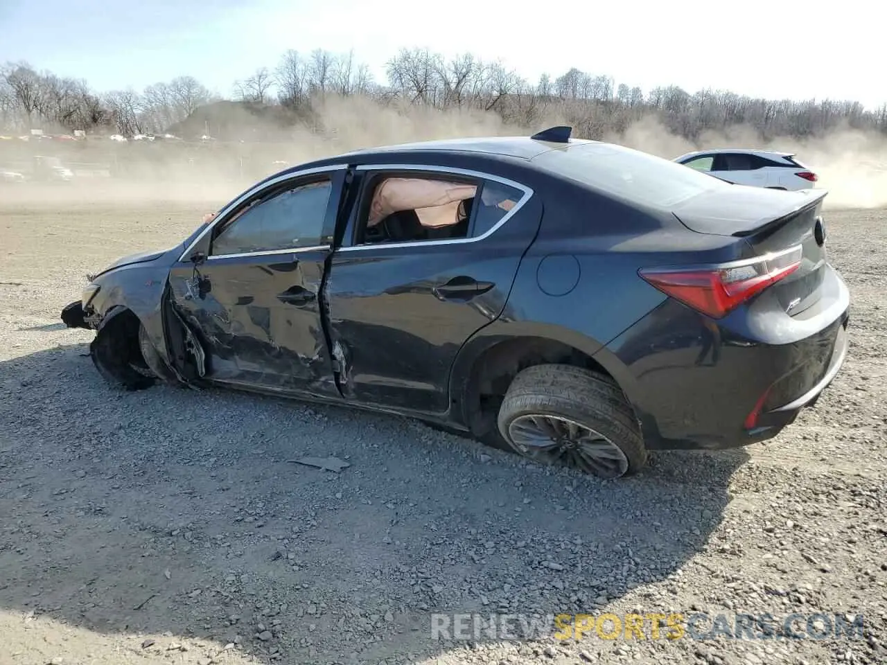 2 fotografías del automóvil dañado 19UDE2F88MA000244 ACURA ILX 2021