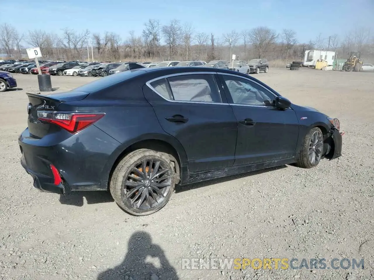 3 fotografías del automóvil dañado 19UDE2F88MA000244 ACURA ILX 2021