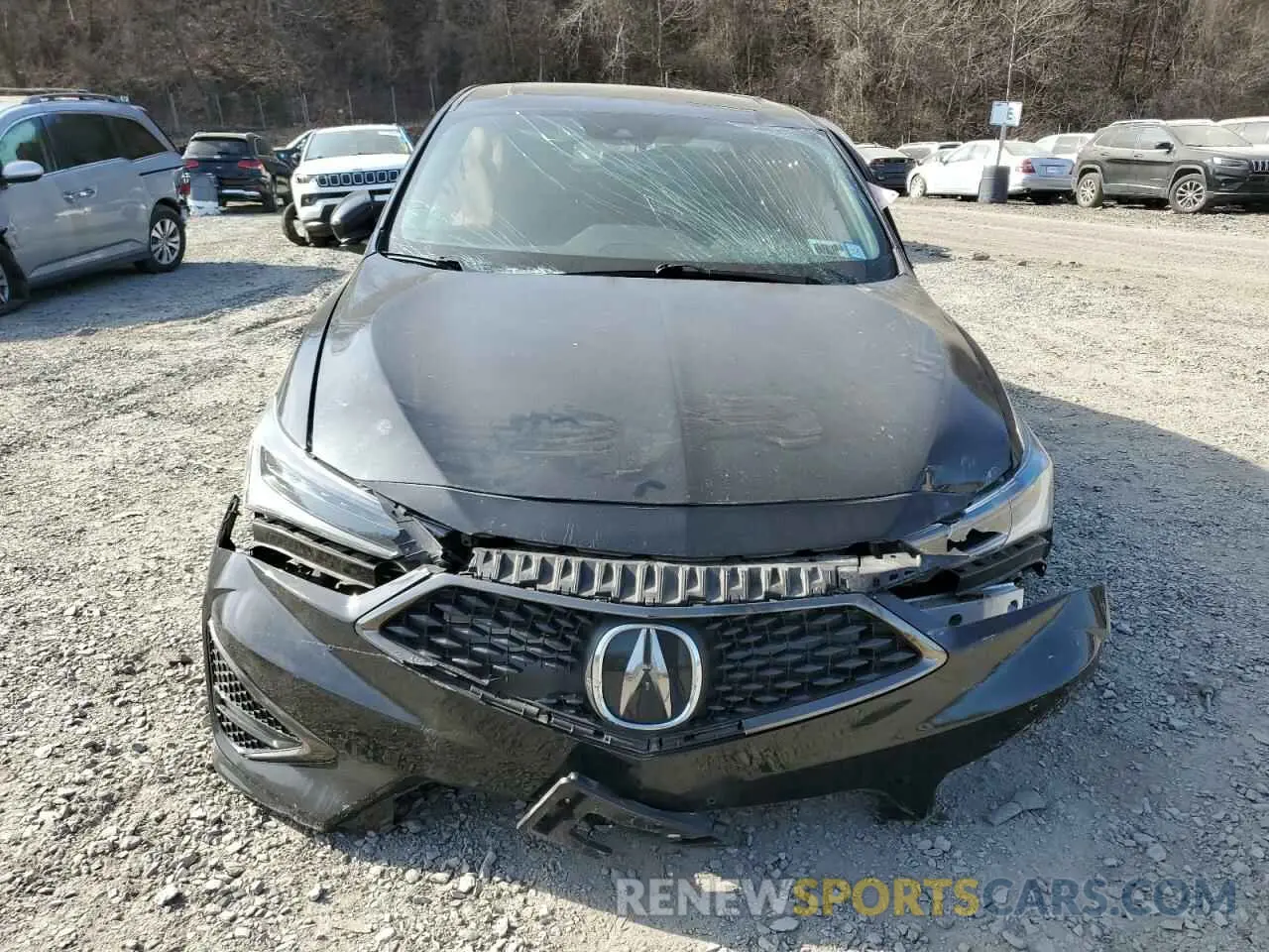 5 fotografías del automóvil dañado 19UDE2F88MA000244 ACURA ILX 2021
