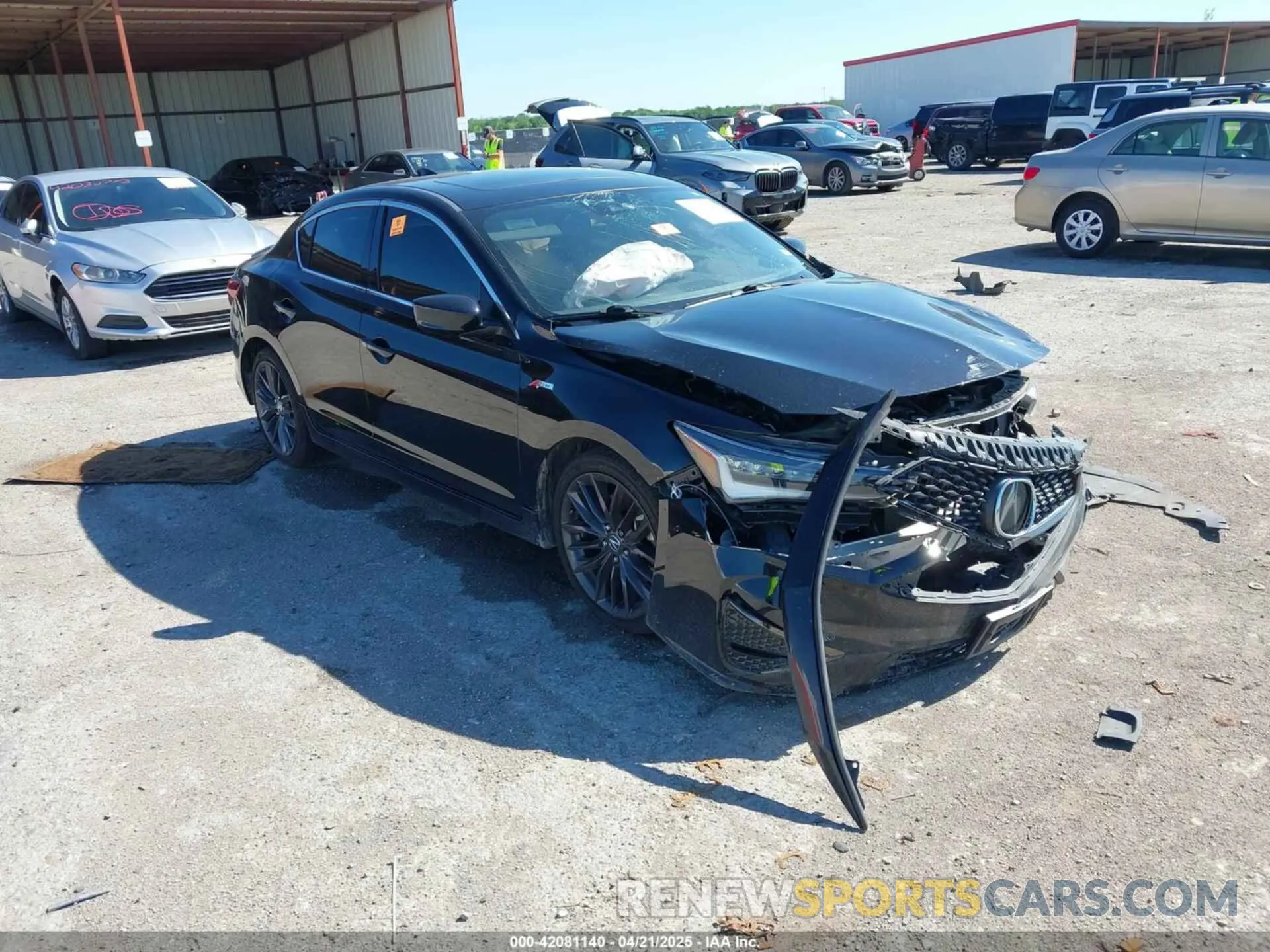 1 fotografías del automóvil dañado 19UDE2F88MA004942 ACURA ILX 2021