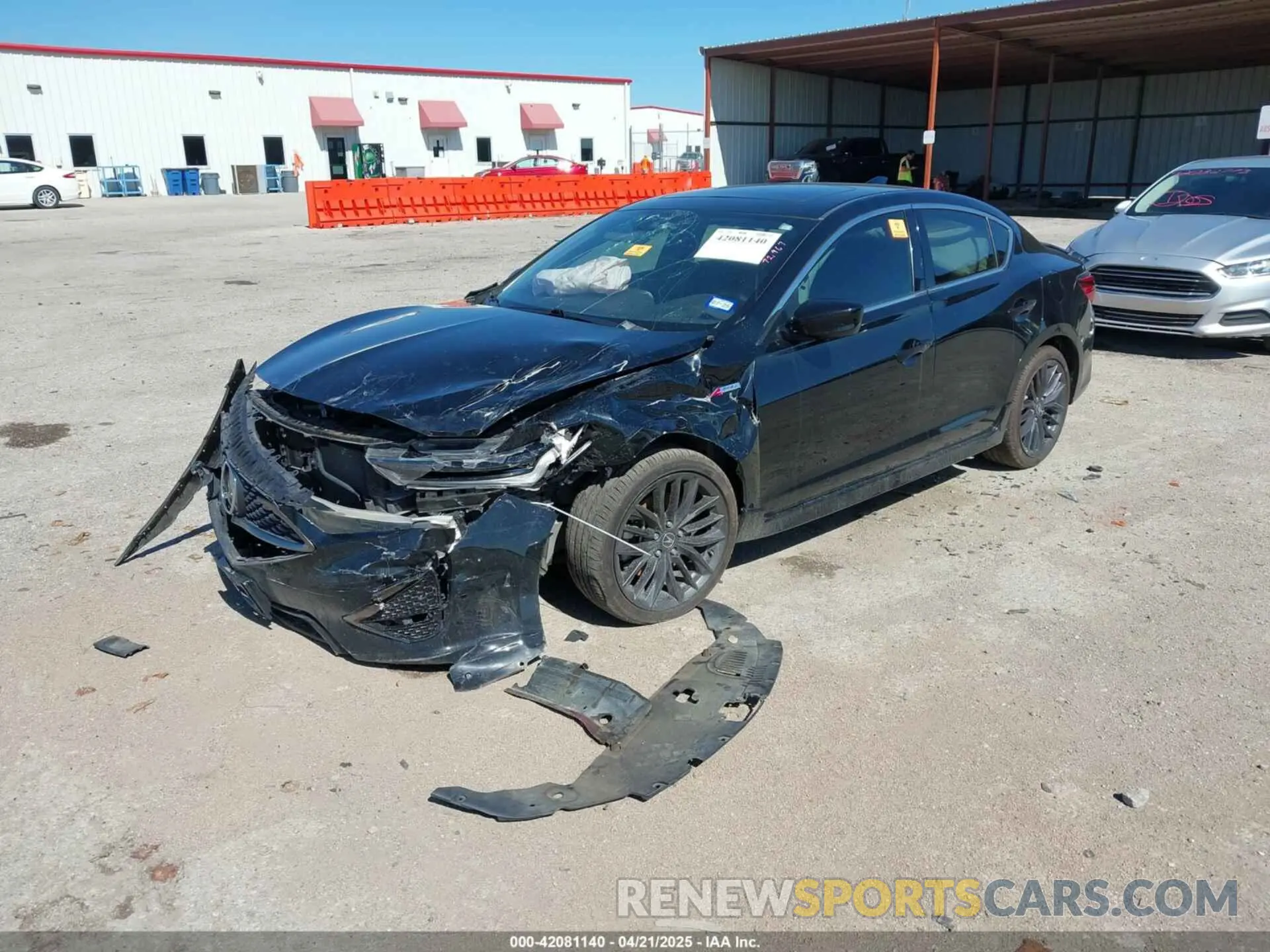 2 fotografías del automóvil dañado 19UDE2F88MA004942 ACURA ILX 2021