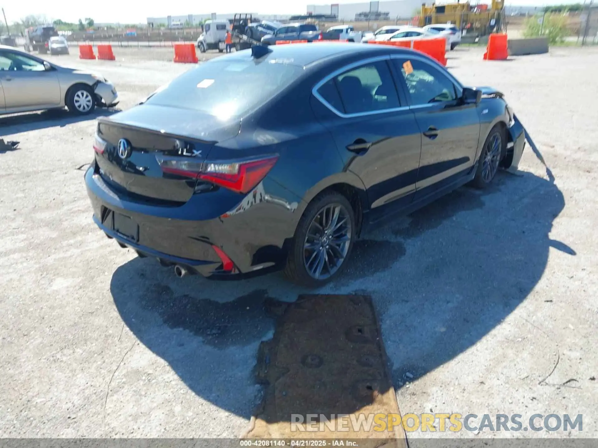 4 fotografías del automóvil dañado 19UDE2F88MA004942 ACURA ILX 2021