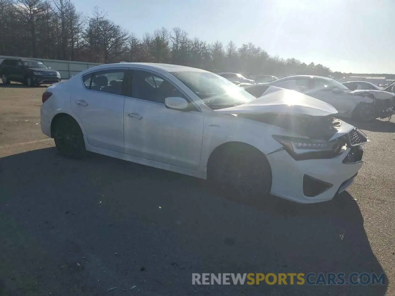 4 fotografías del automóvil dañado 19UDE2F88MA009185 ACURA ILX 2021