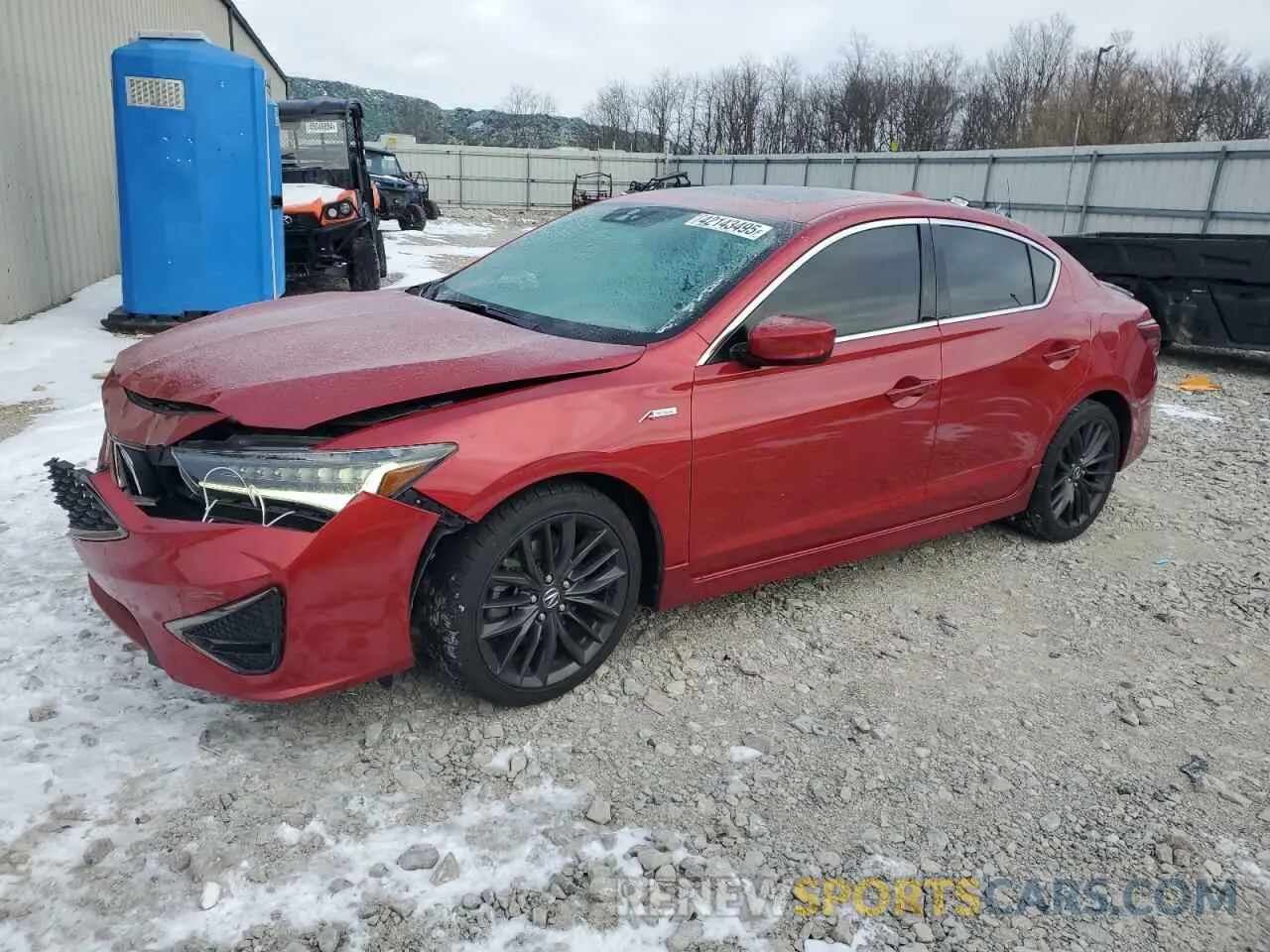 1 fotografías del automóvil dañado 19UDE2F88MA010904 ACURA ILX 2021