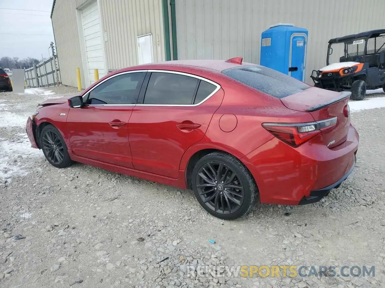 2 fotografías del automóvil dañado 19UDE2F88MA010904 ACURA ILX 2021