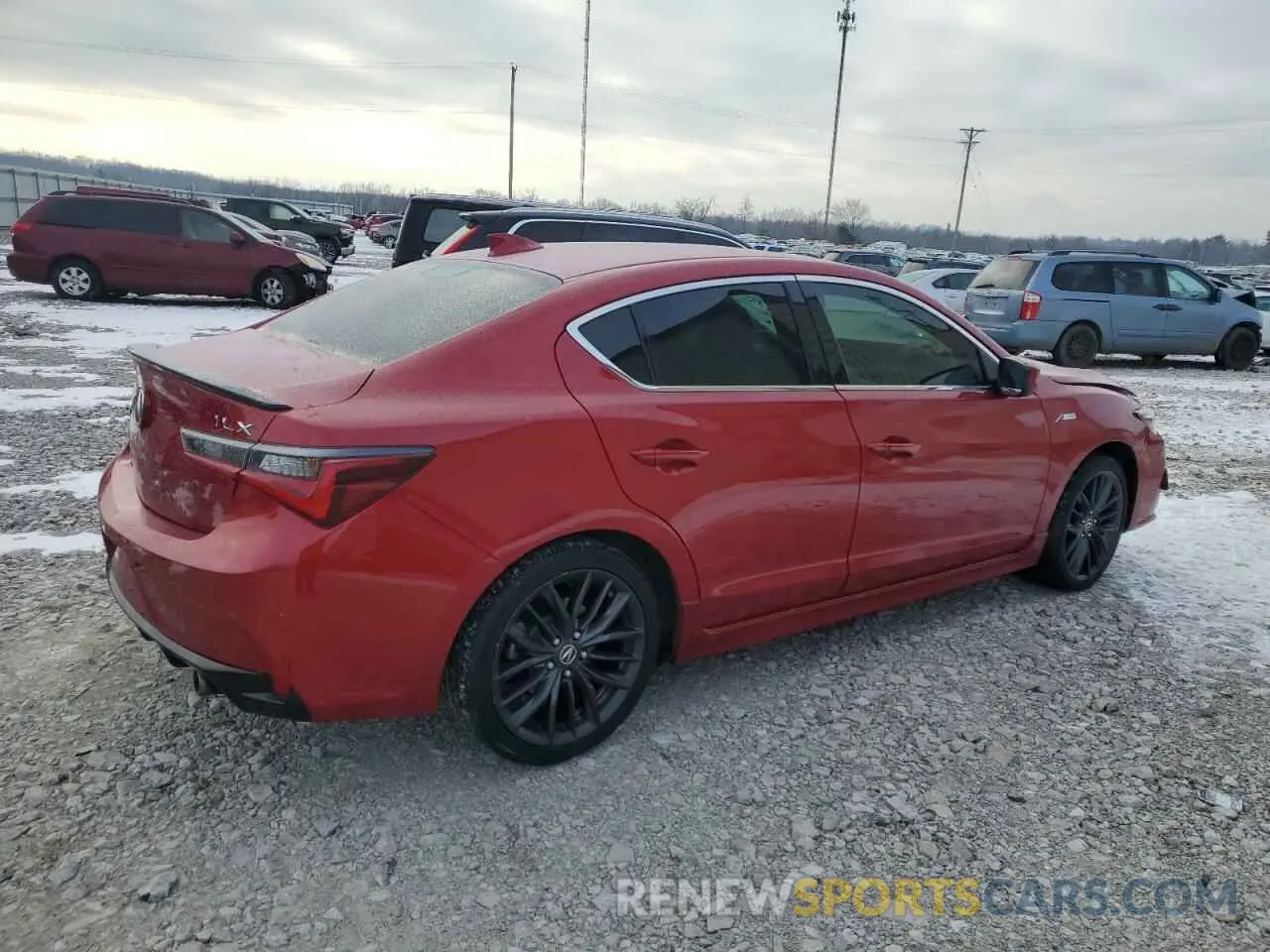 3 fotografías del automóvil dañado 19UDE2F88MA010904 ACURA ILX 2021
