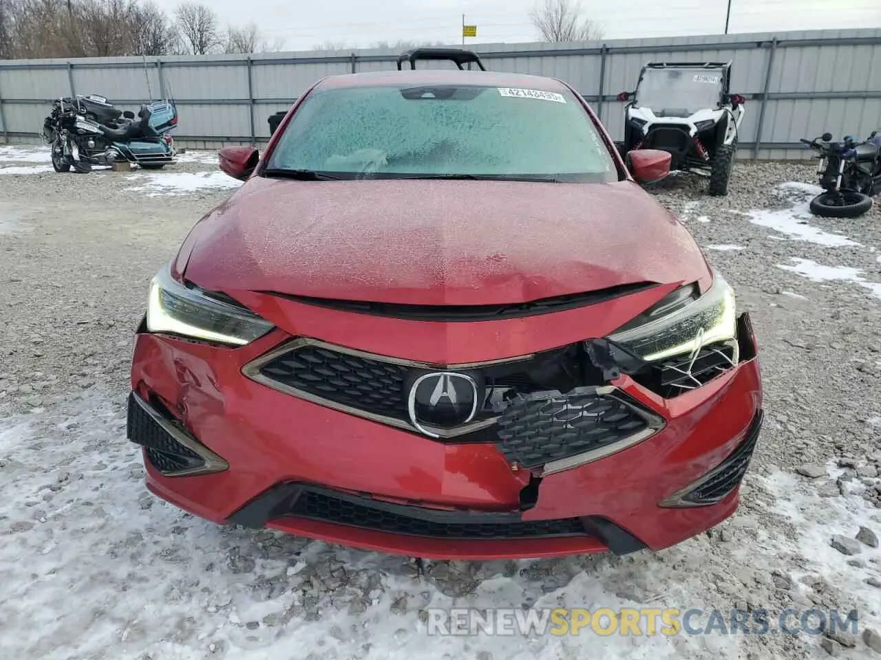 5 fotografías del automóvil dañado 19UDE2F88MA010904 ACURA ILX 2021