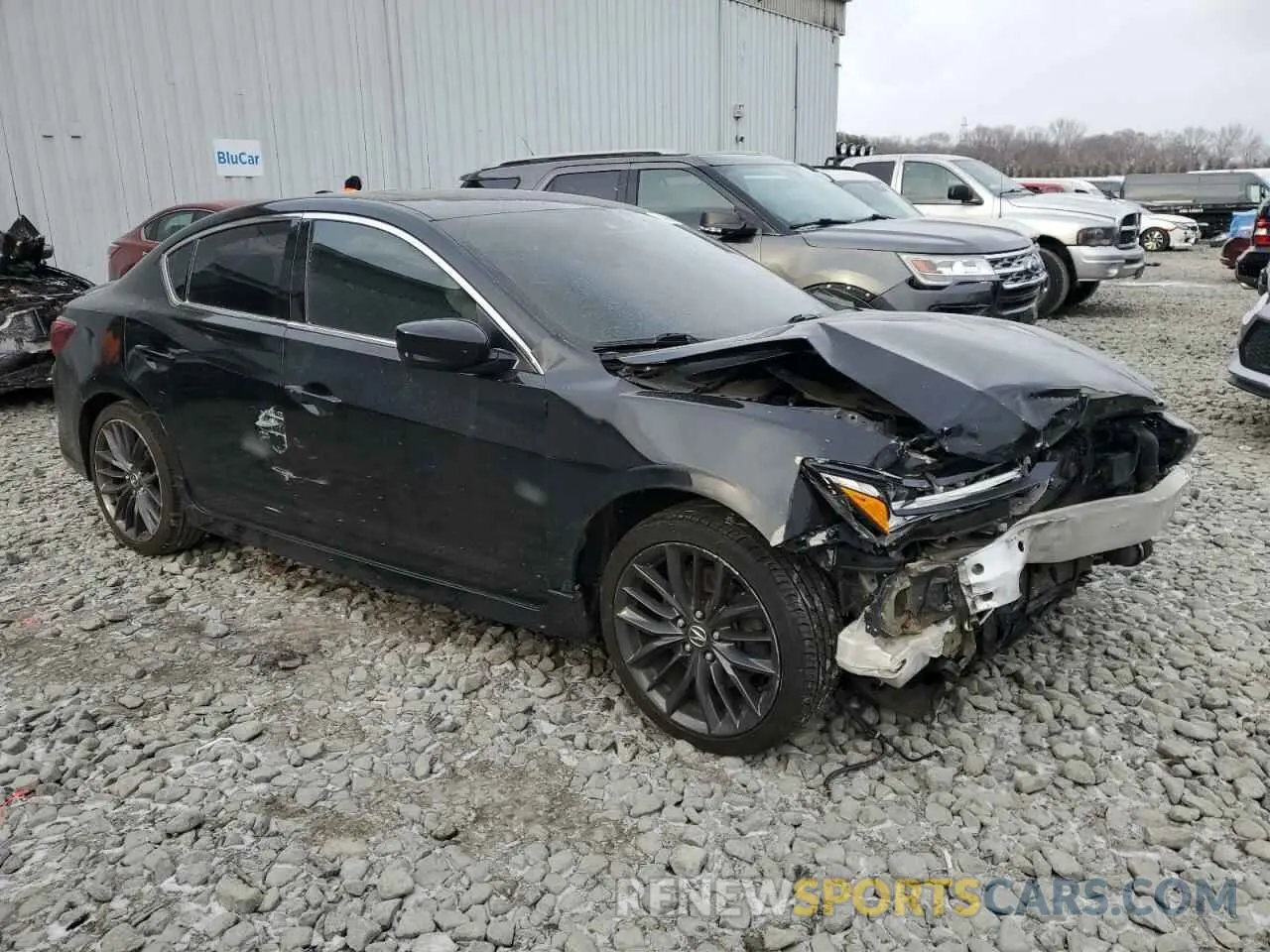 4 fotografías del automóvil dañado 19UDE2F8XMA000567 ACURA ILX 2021