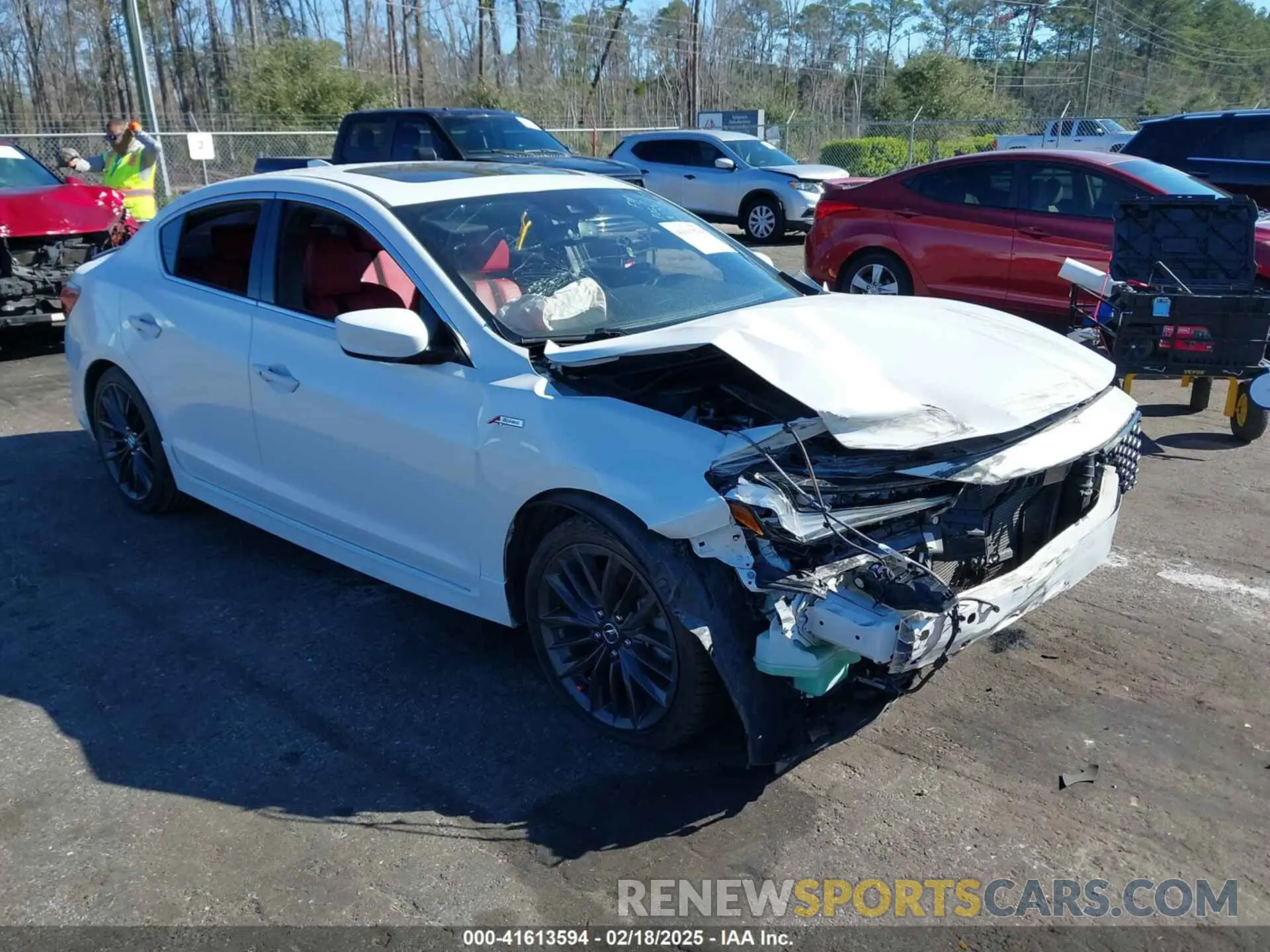 1 fotografías del automóvil dañado 19UDE2F8XMA005560 ACURA ILX 2021
