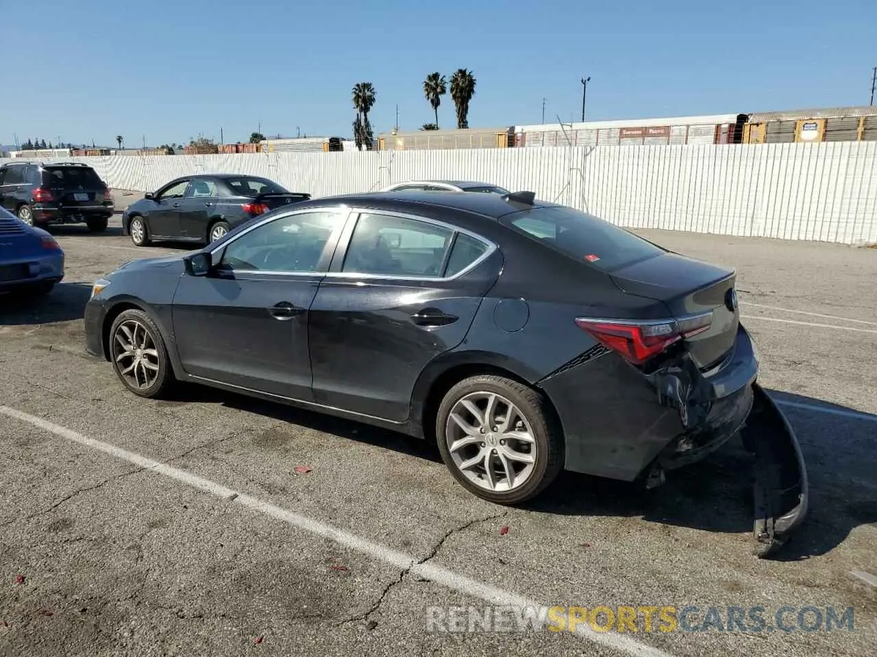 2 fotografías del automóvil dañado 19UDE2F37NA002511 ACURA ILX 2022