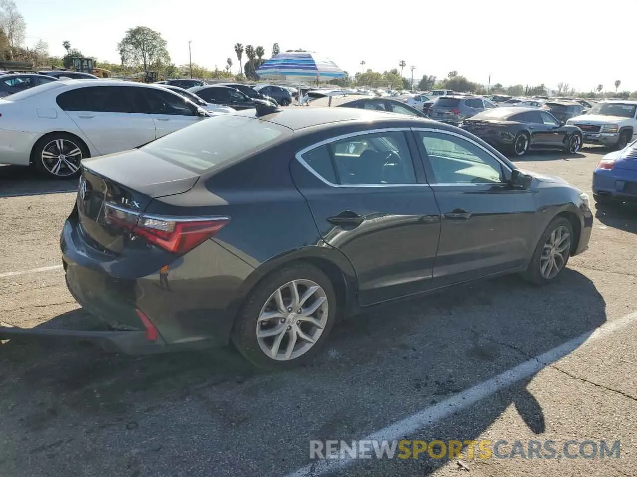 3 fotografías del automóvil dañado 19UDE2F37NA002511 ACURA ILX 2022