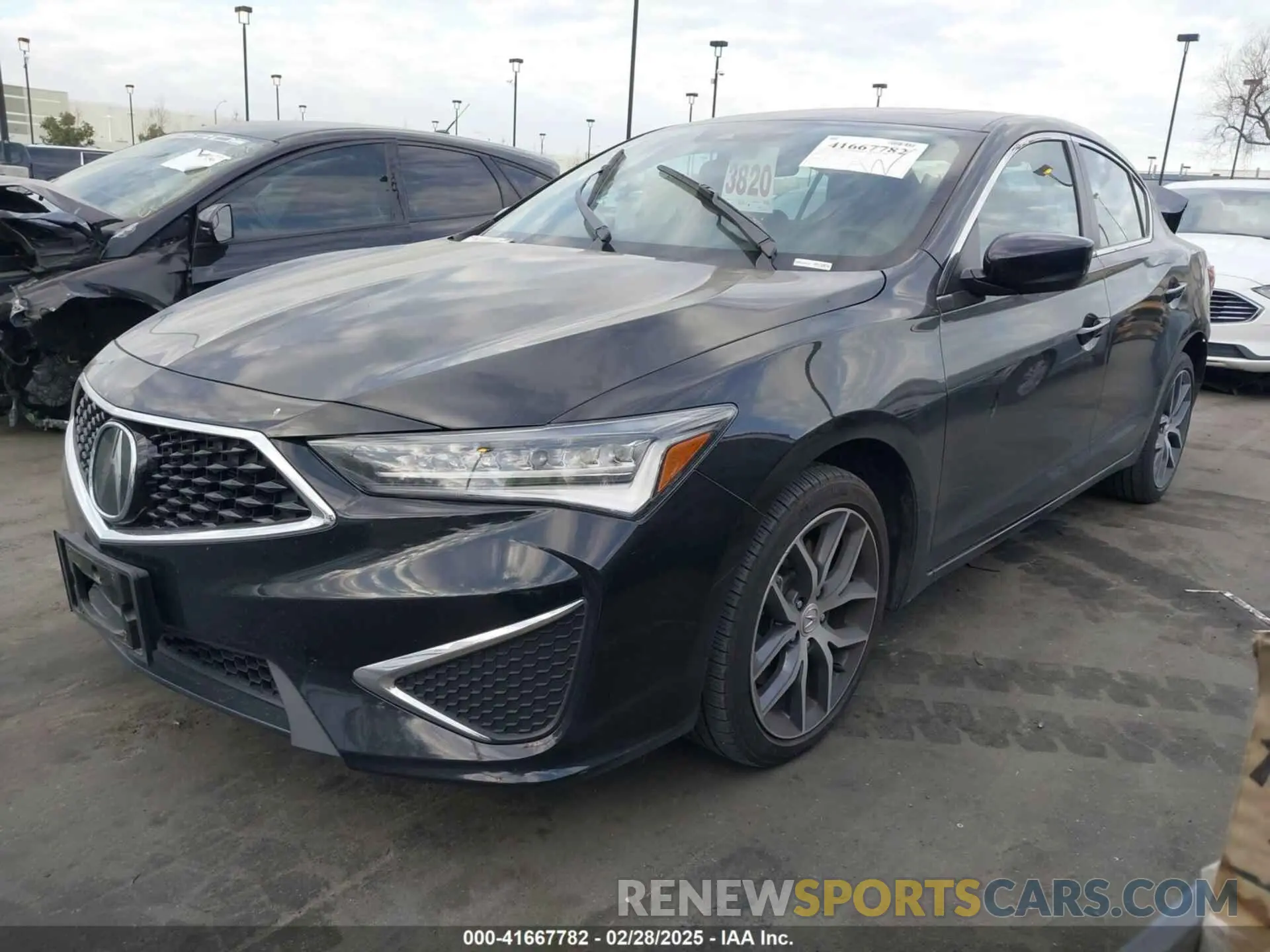 2 fotografías del automóvil dañado 19UDE2F72NA001365 ACURA ILX 2022