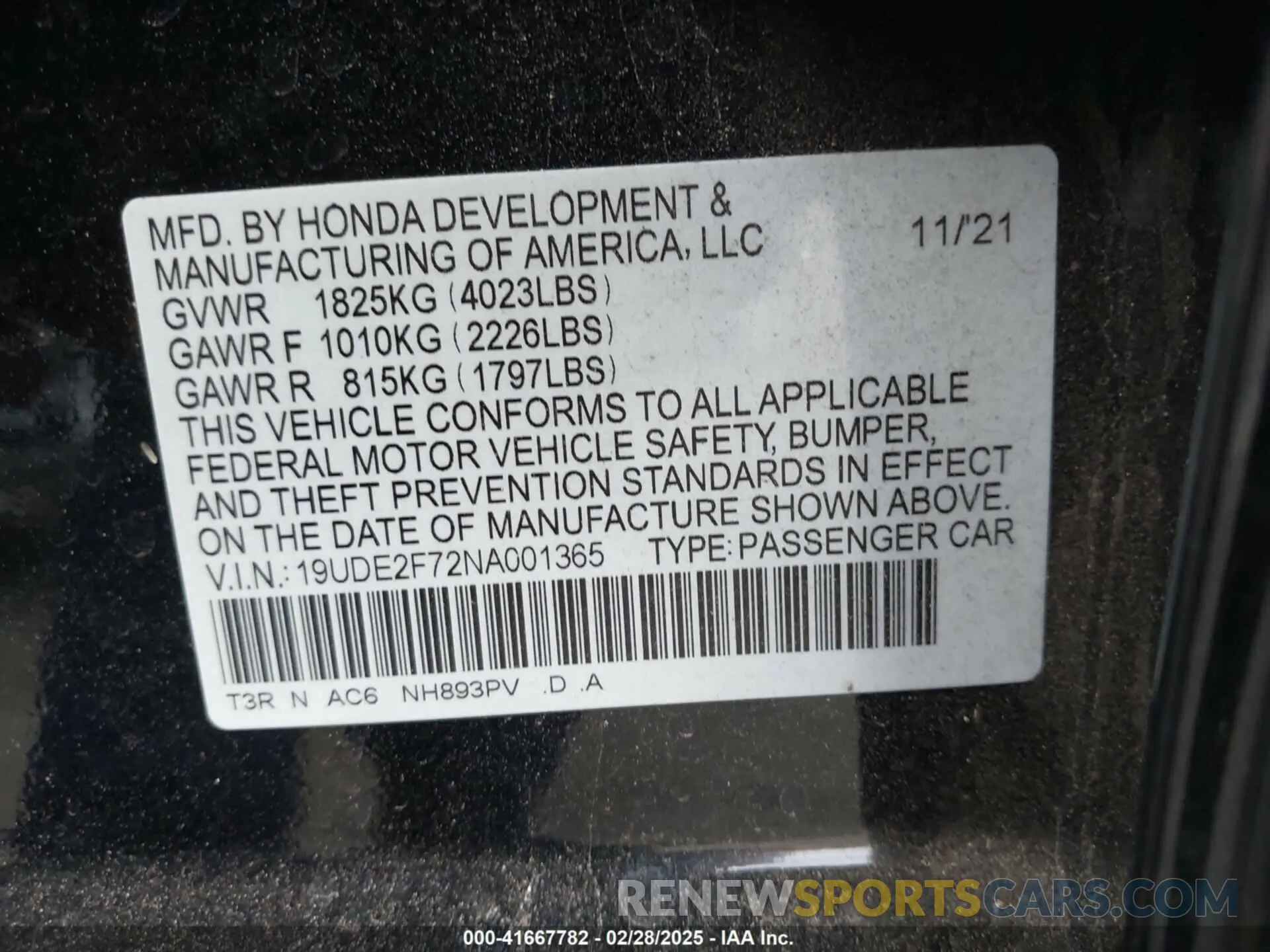 9 fotografías del automóvil dañado 19UDE2F72NA001365 ACURA ILX 2022