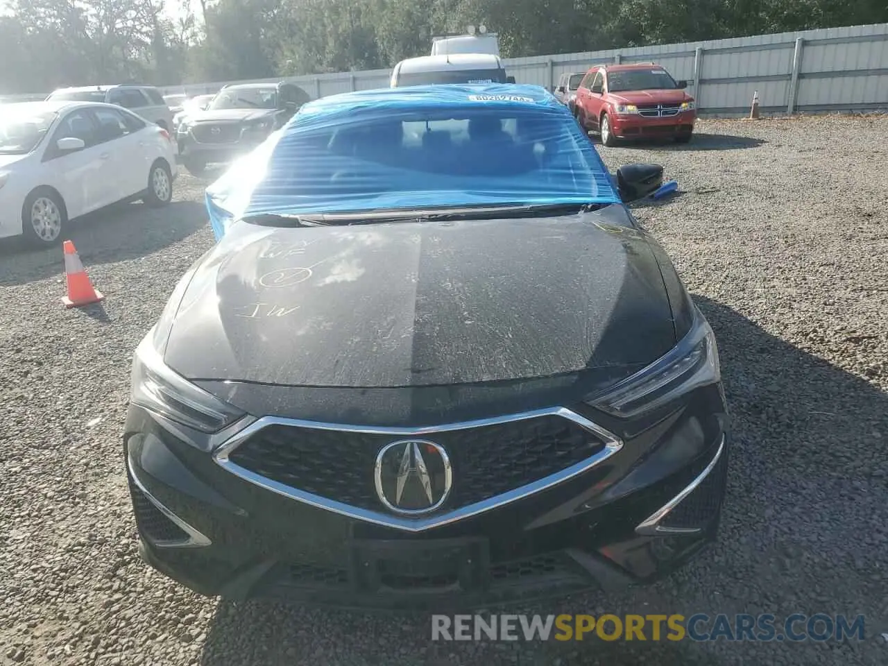 5 fotografías del automóvil dañado 19UDE2F73NA003903 ACURA ILX 2022