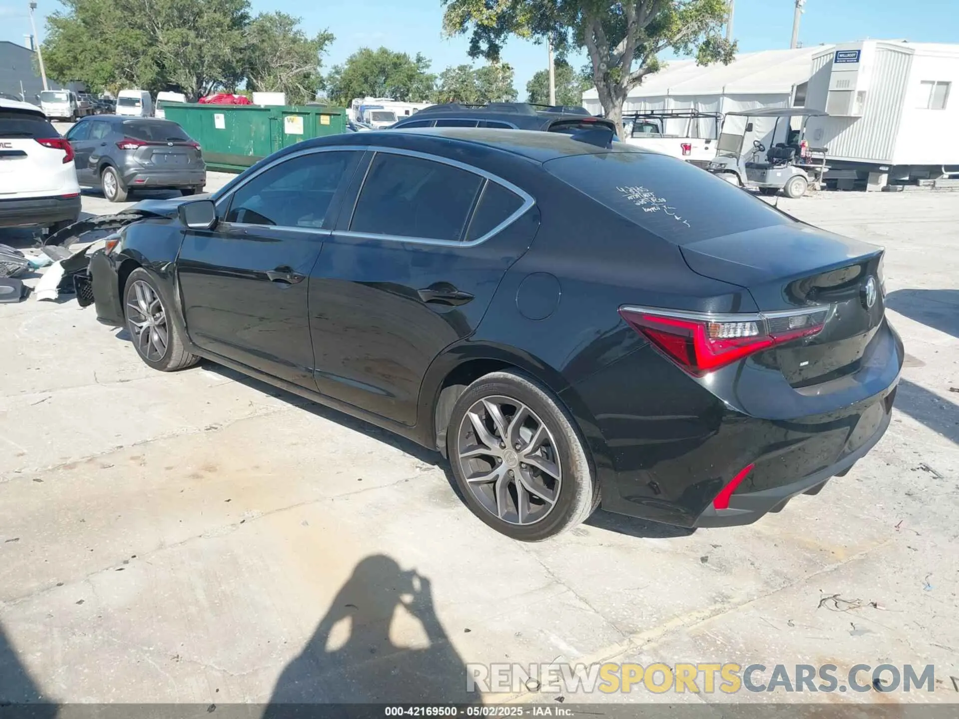 3 fotografías del automóvil dañado 19UDE2F74NA002307 ACURA ILX 2022