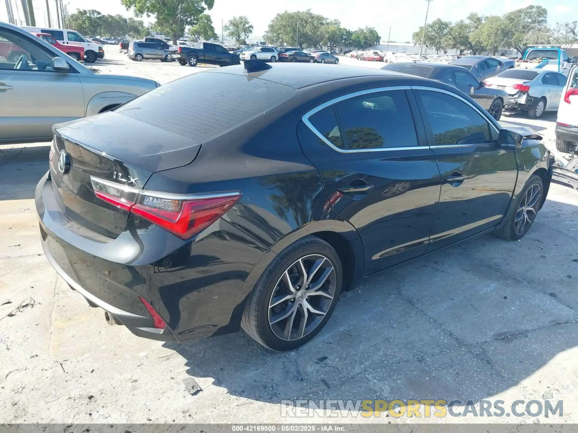 4 fotografías del automóvil dañado 19UDE2F74NA002307 ACURA ILX 2022