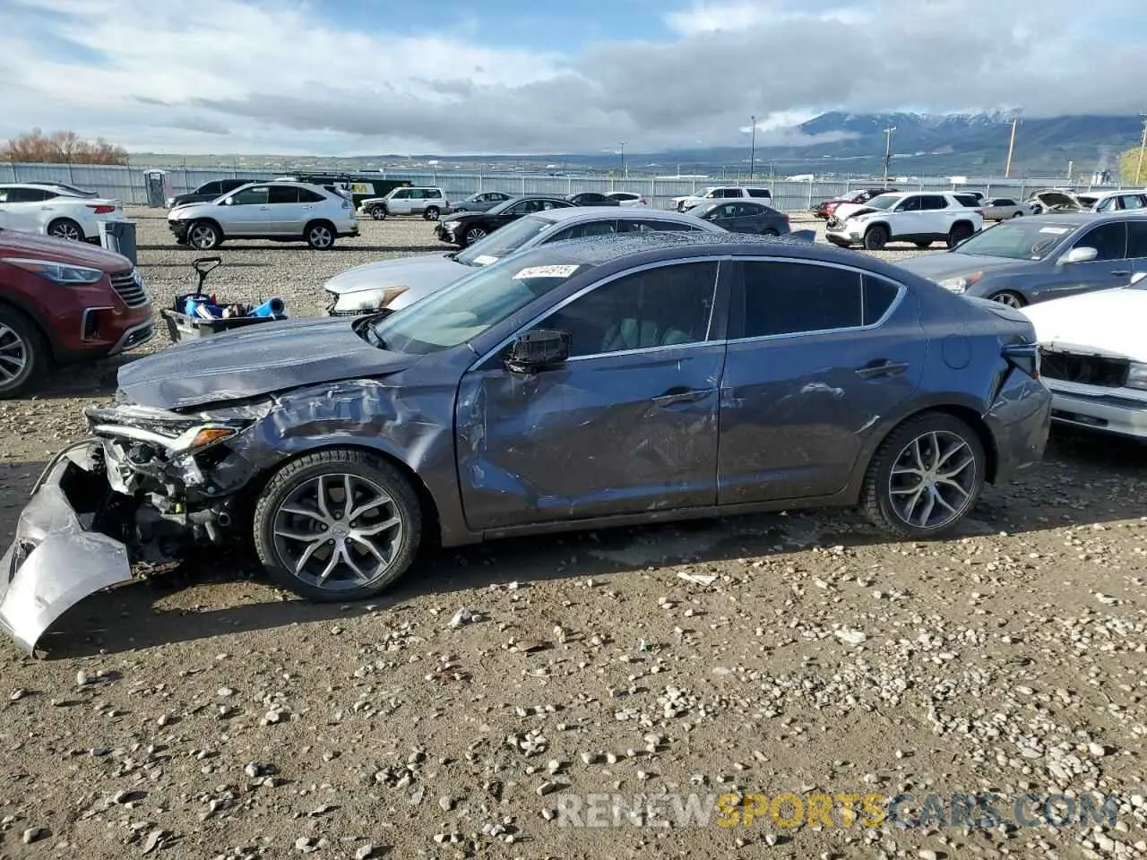 1 fotografías del automóvil dañado 19UDE2F75NA000811 ACURA ILX 2022