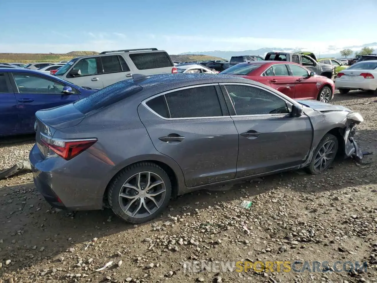 3 fotografías del automóvil dañado 19UDE2F75NA000811 ACURA ILX 2022