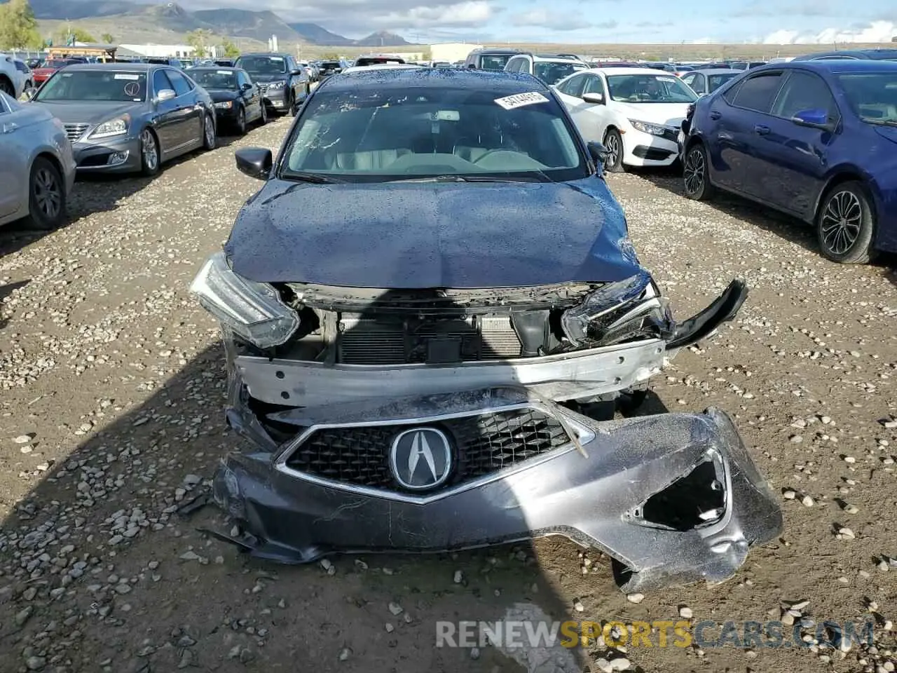 5 fotografías del automóvil dañado 19UDE2F75NA000811 ACURA ILX 2022