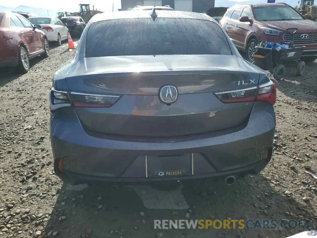 6 fotografías del automóvil dañado 19UDE2F75NA000811 ACURA ILX 2022