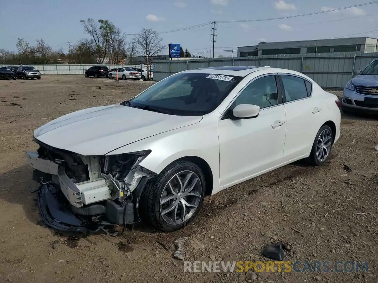1 fotografías del automóvil dañado 19UDE2F79NA003002 ACURA ILX 2022