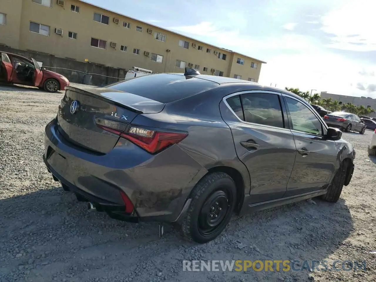 3 fotografías del automóvil dañado 19UDE2F81NA005836 ACURA ILX 2022