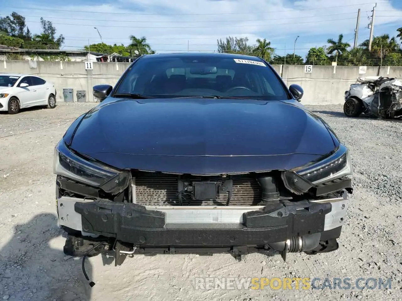 5 fotografías del automóvil dañado 19UDE2F81NA005836 ACURA ILX 2022