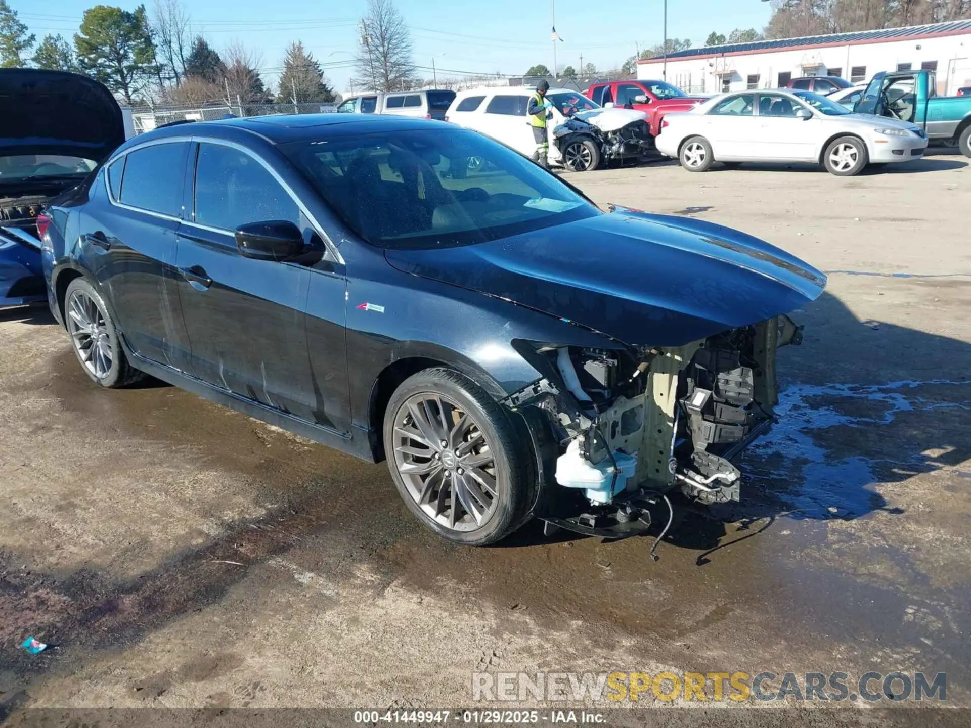 1 fotografías del automóvil dañado 19UDE2F81NA007361 ACURA ILX 2022