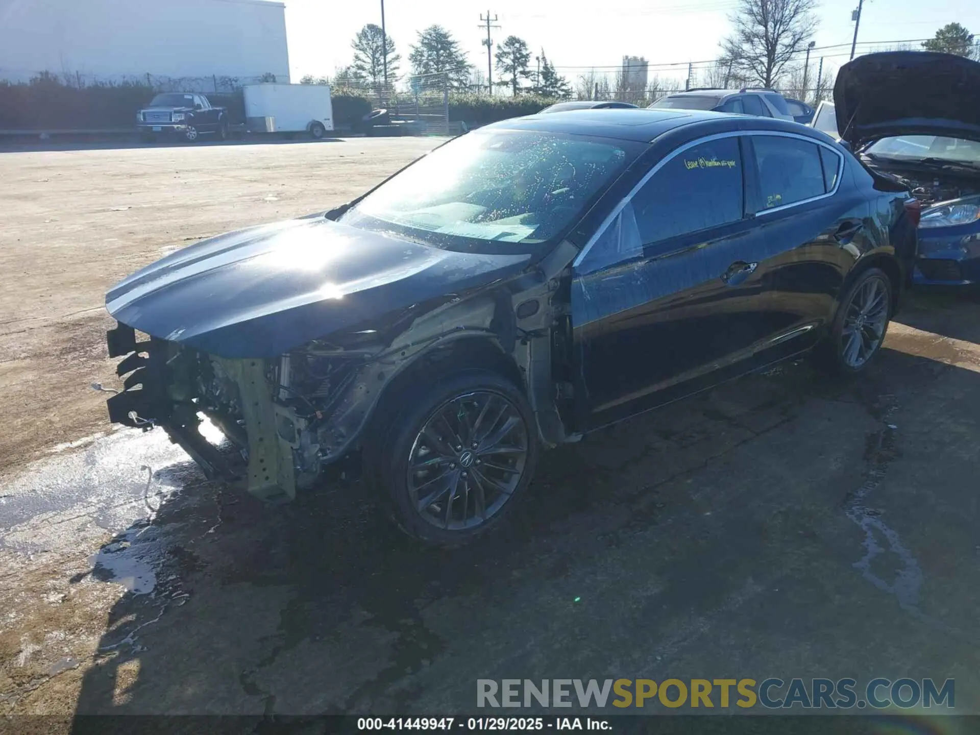 2 fotografías del automóvil dañado 19UDE2F81NA007361 ACURA ILX 2022