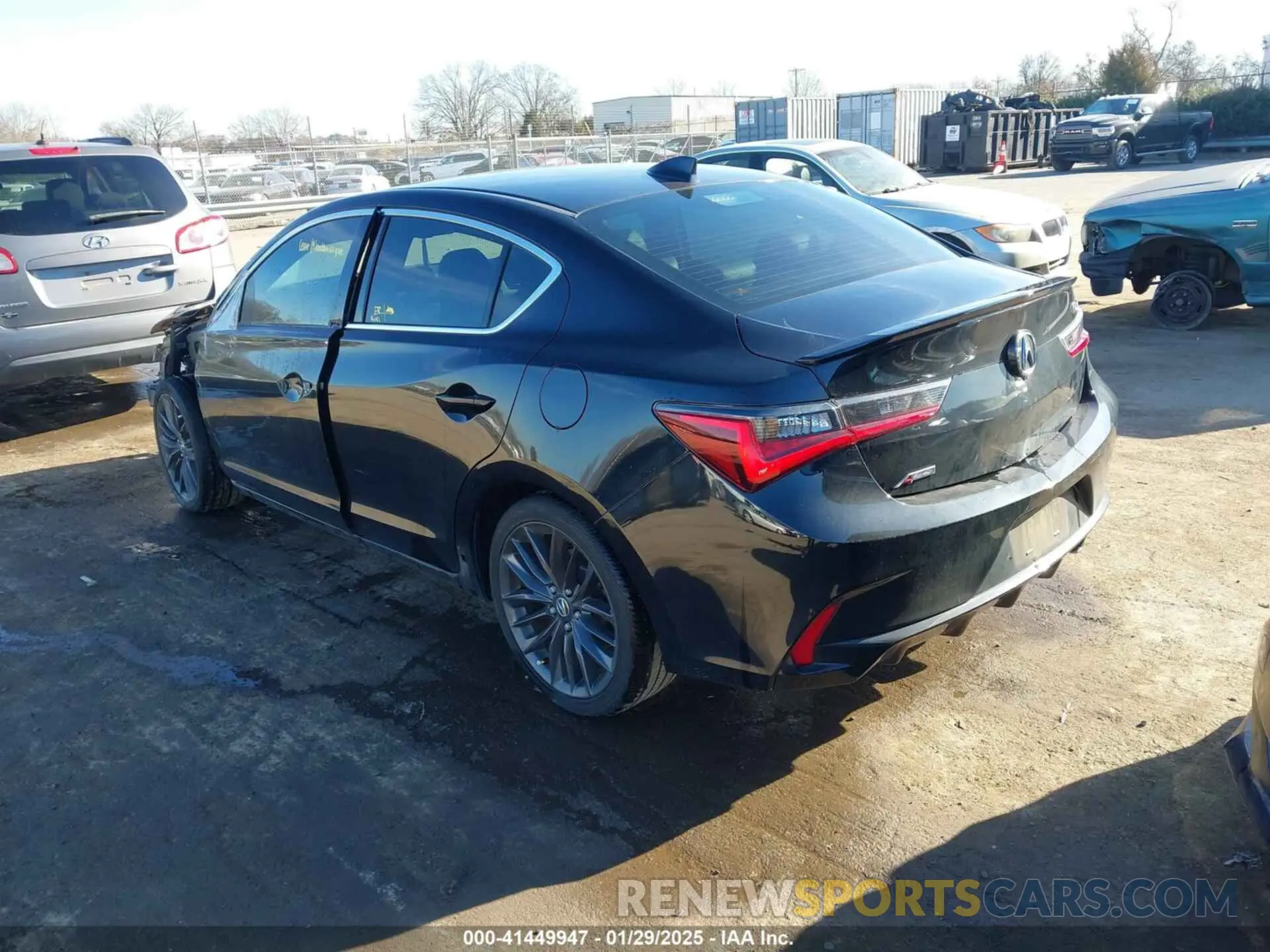 3 fotografías del automóvil dañado 19UDE2F81NA007361 ACURA ILX 2022