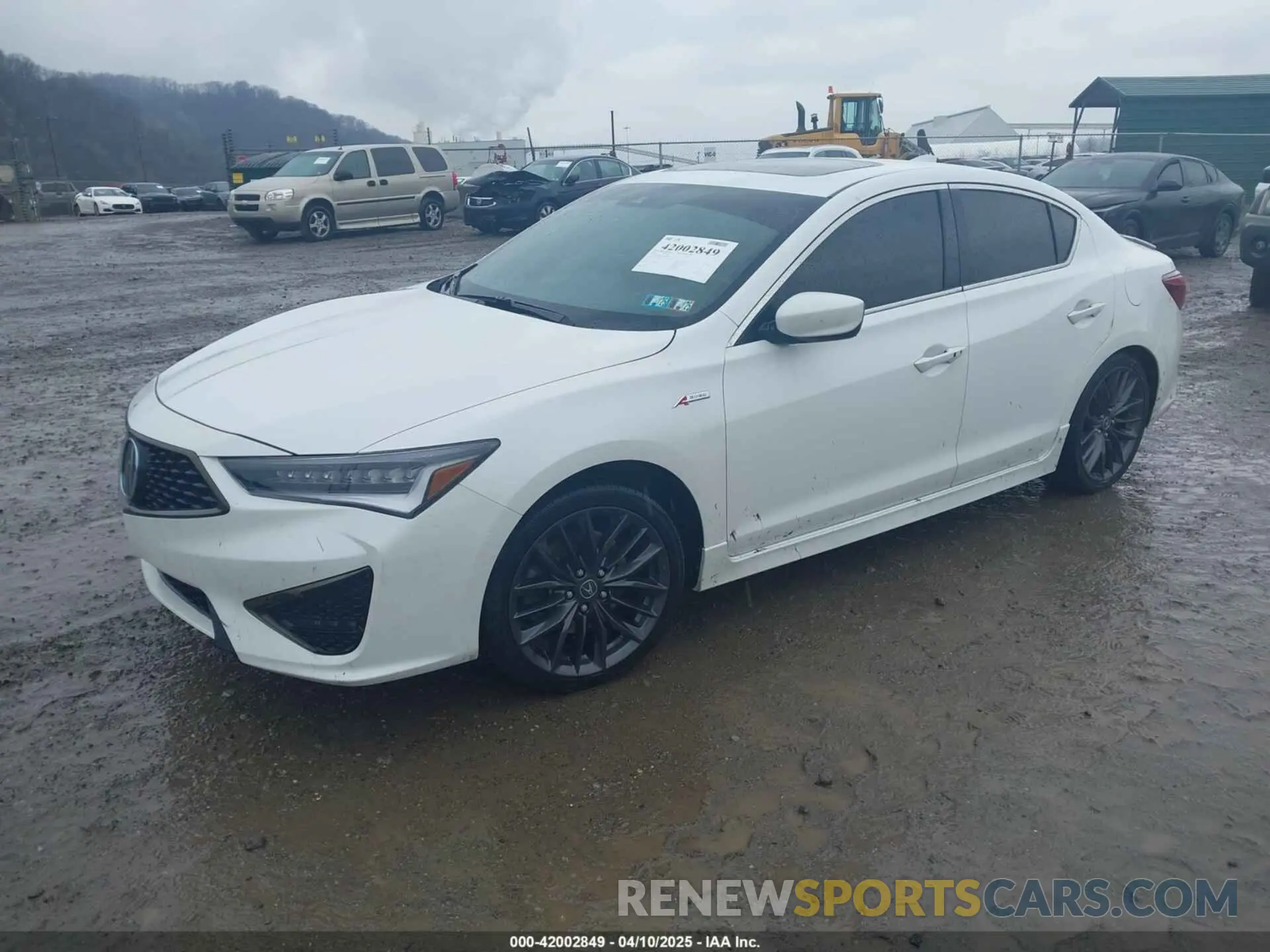 2 fotografías del automóvil dañado 19UDE2F82NA005781 ACURA ILX 2022
