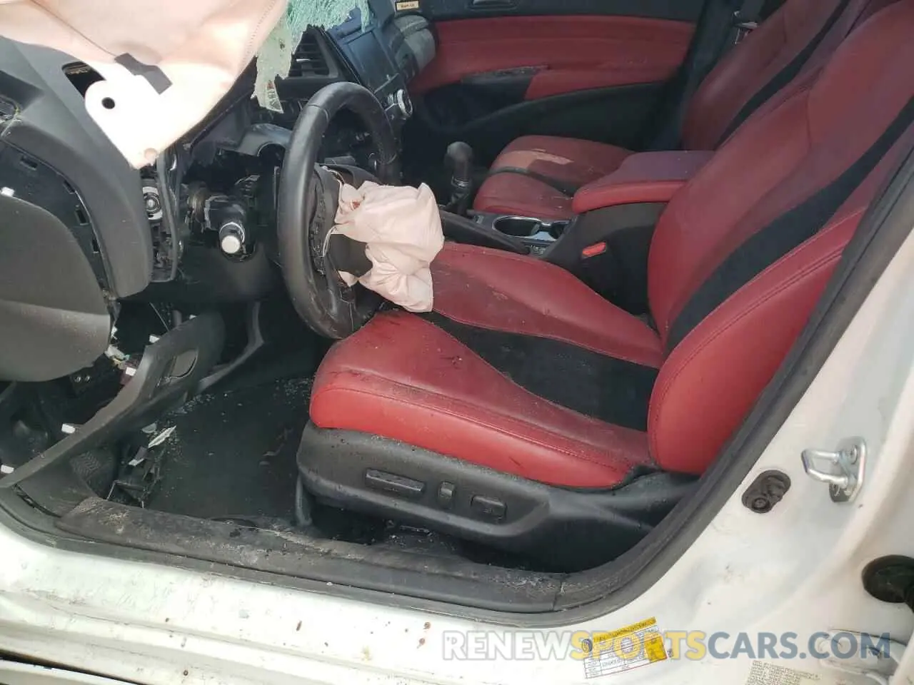 7 fotografías del automóvil dañado 19UDE2F82NA008860 ACURA ILX 2022