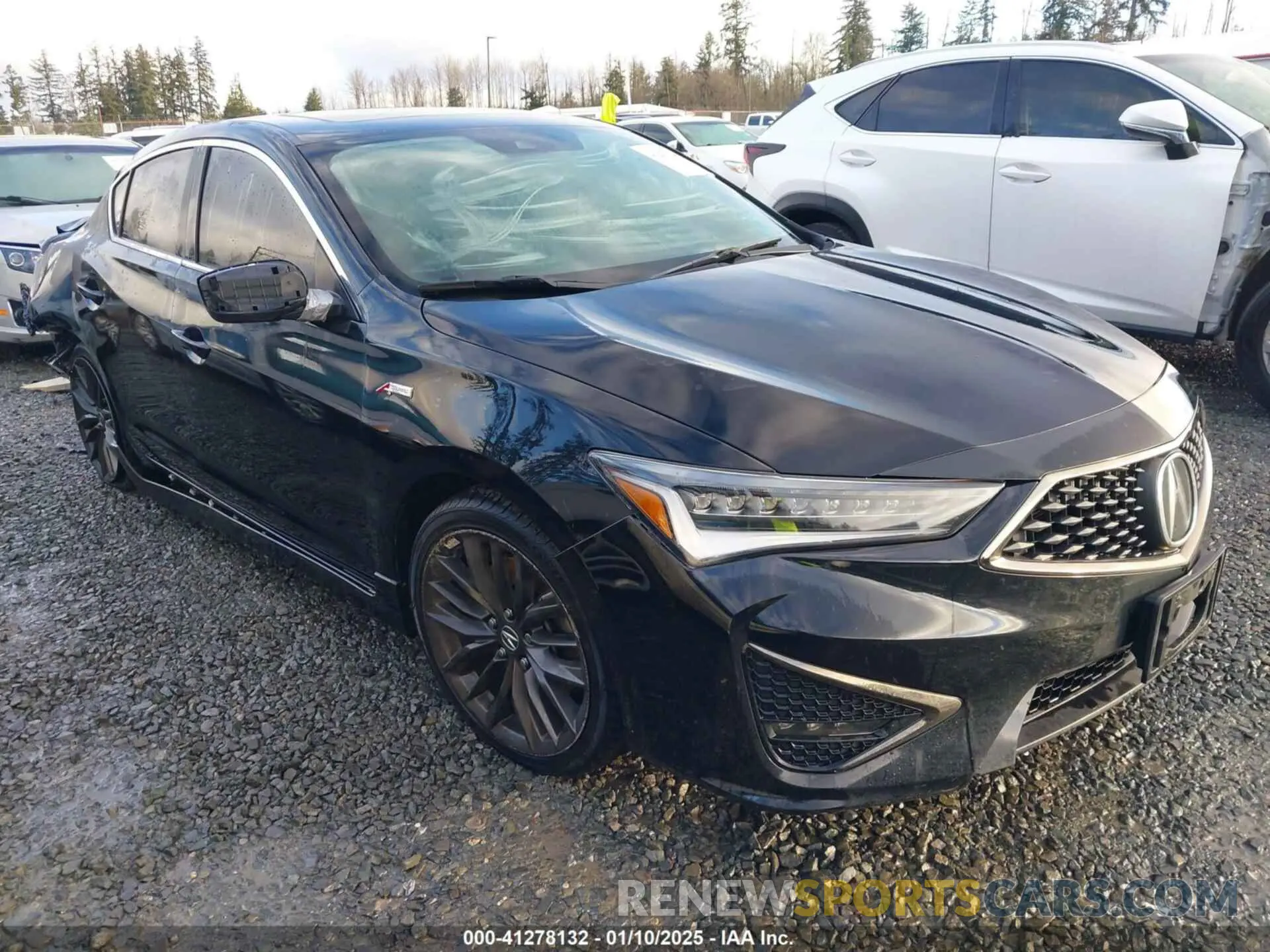 1 fotografías del automóvil dañado 19UDE2F83NA000430 ACURA ILX 2022