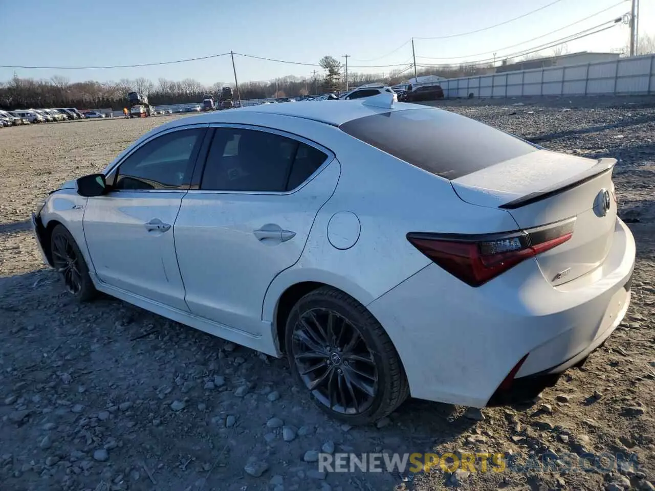 2 fotografías del automóvil dañado 19UDE2F84NA000016 ACURA ILX 2022